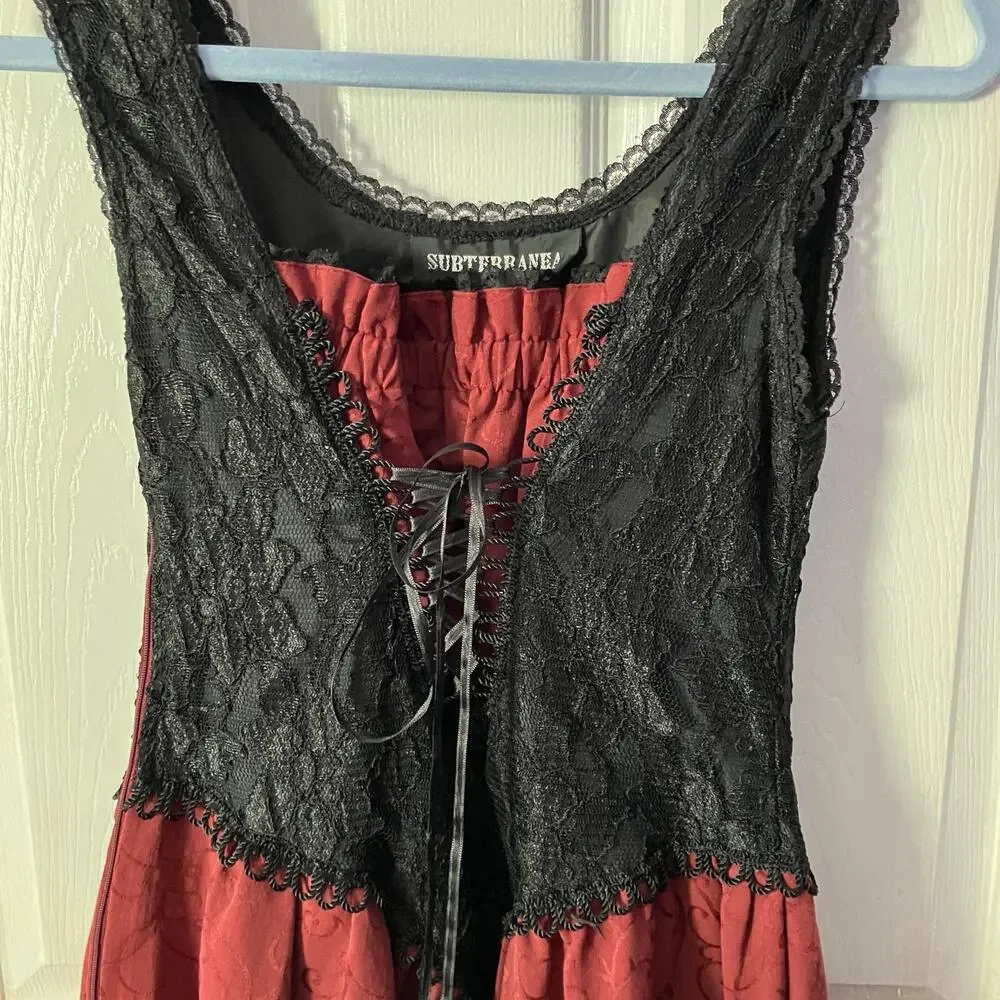Hot Topic | Dresses | Vintage Hot Topic Subterranea 9s Gothic Lace ...